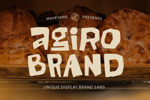 Agiro Brand: An In-Depth Look at the Handcrafted Display Font