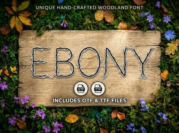 Branch Out with Ebony: A Typeface for Wild Branding