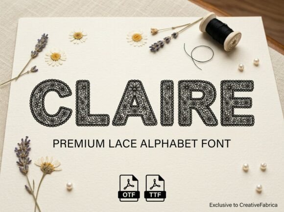Claire: The Decorative Font That Demands Attention