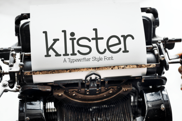 Klister: Capturing the Soul of the Typewriter in the Digital Age