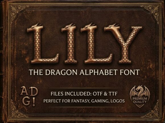 Lily: The Majestic Dragon Display Font