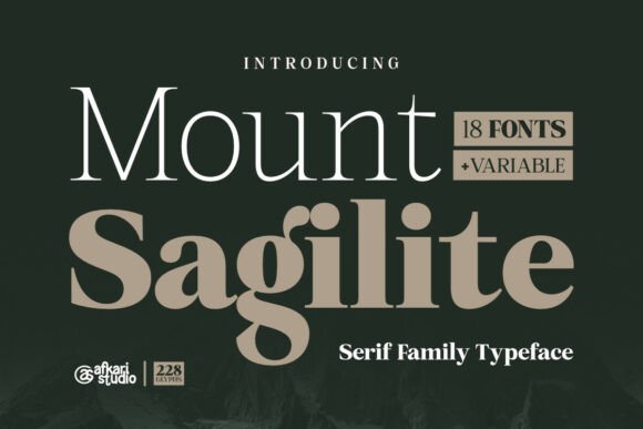 Mount Sagilite: Defining Modern Luxury Through Sophisticated Serif Typography