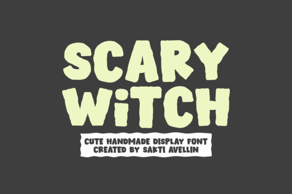 Scary Witch: A Handmade Font with Ghoulish Charm