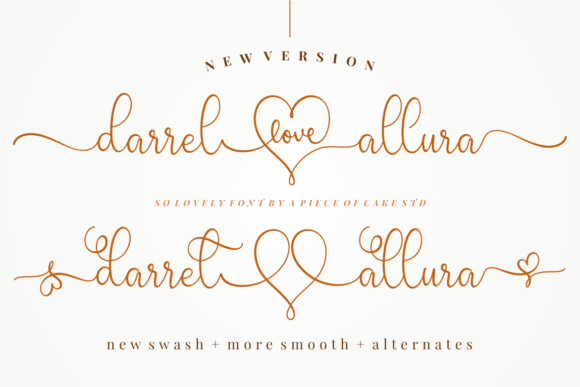 The Elegance of New Darrel Allura: A Script Font for the Modern Creative