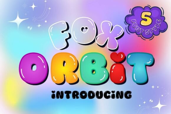 The Psychology of Playful Typography: Analyzing the Fox Orbit Bubble Font Family