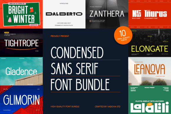 Unlock Modern Design with Condensed Sans Serif Fonts